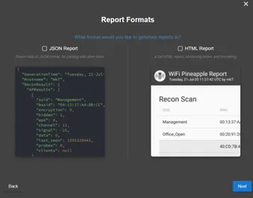 report format