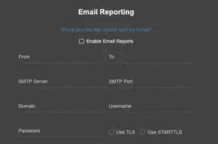 email reporting