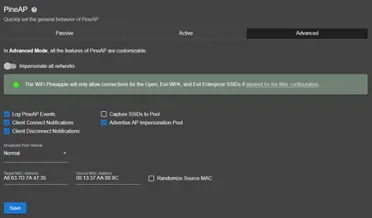 PineAP advanced mode