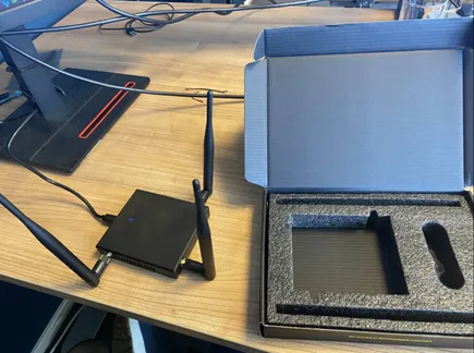unboxed and assembled