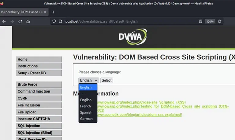 First dXSS example